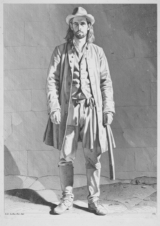 A portrait in period style