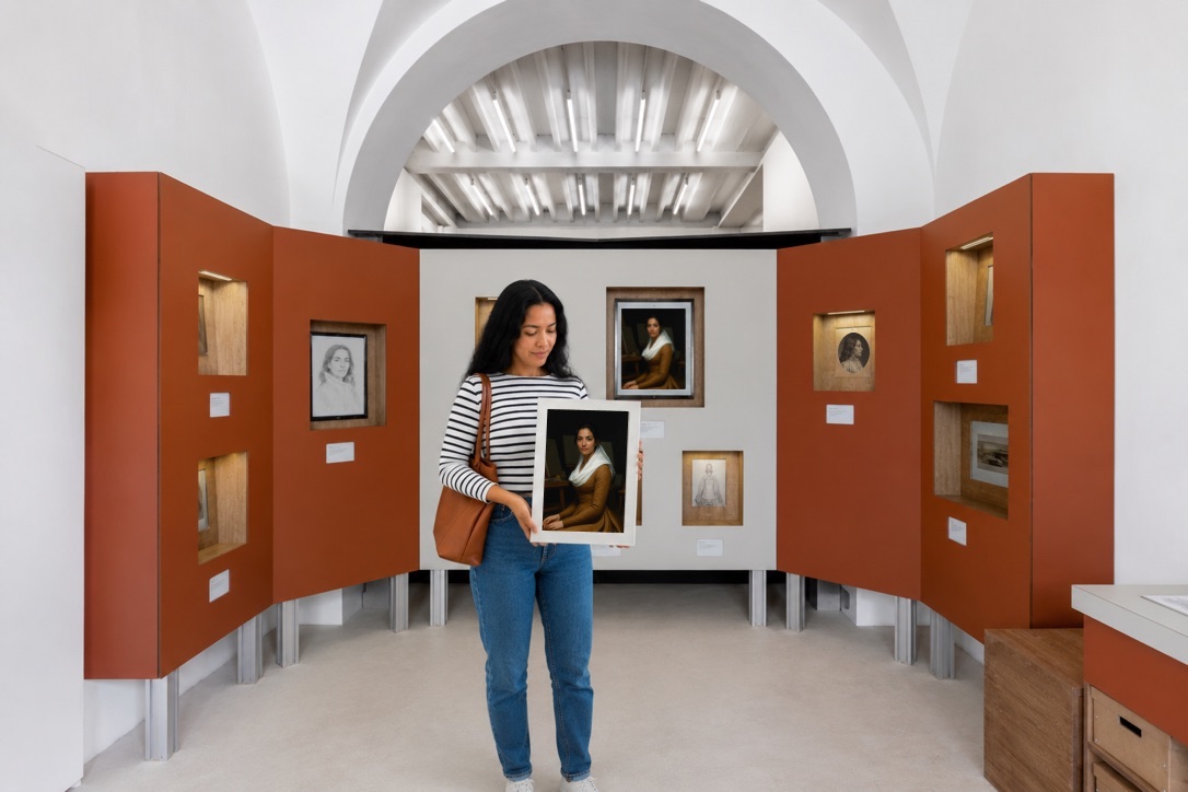 Your portrait, printed on site